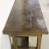 Oak Farmhouse Table or Console Table, Late 18th Century