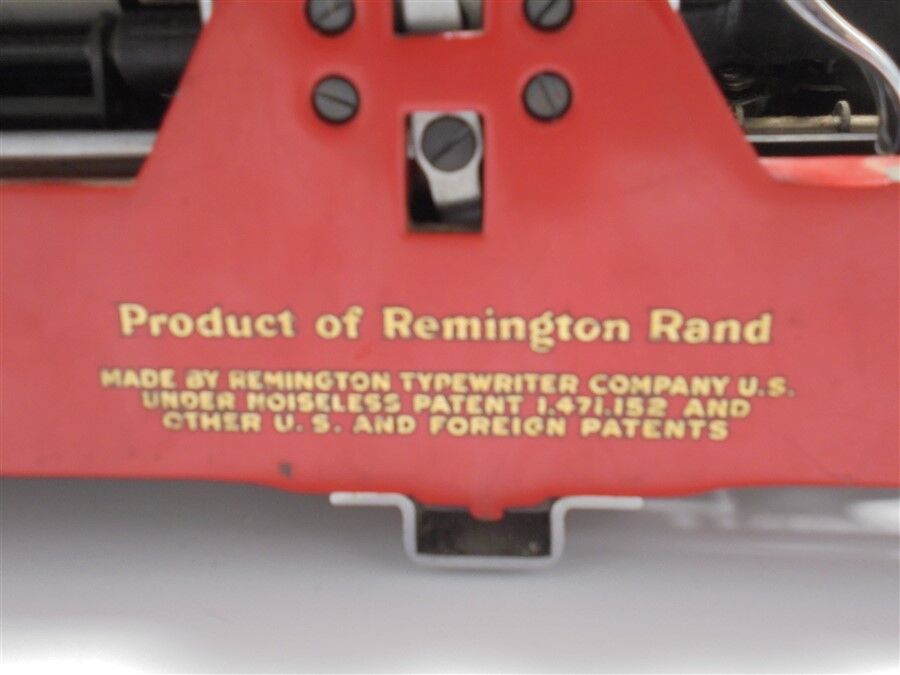 Remington Rand Red Typewriter