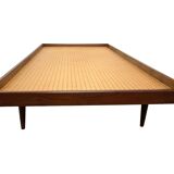 Vintage mid century daybed teak design with drawers