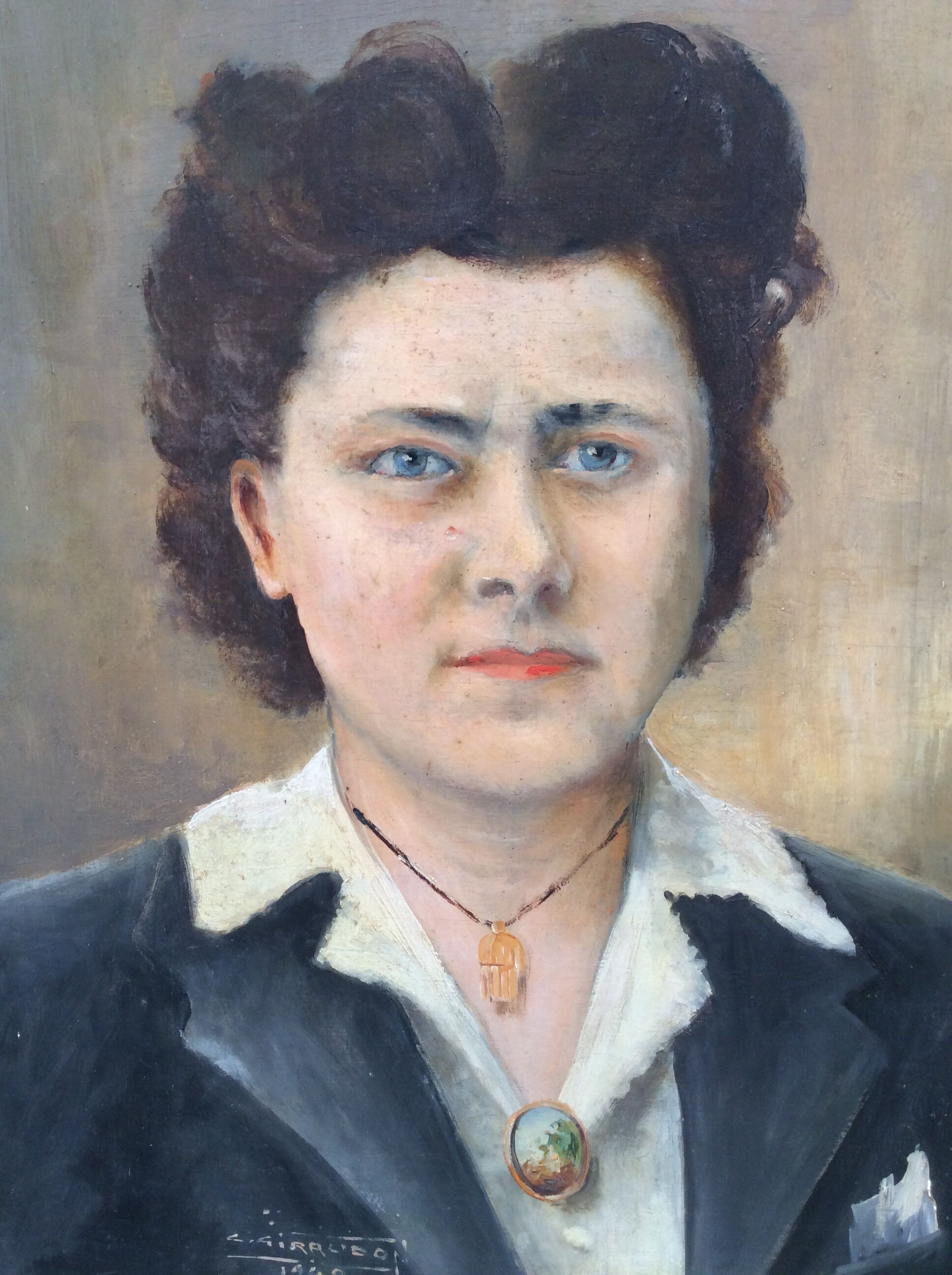 Portrait by Charles Giraudon 1950s