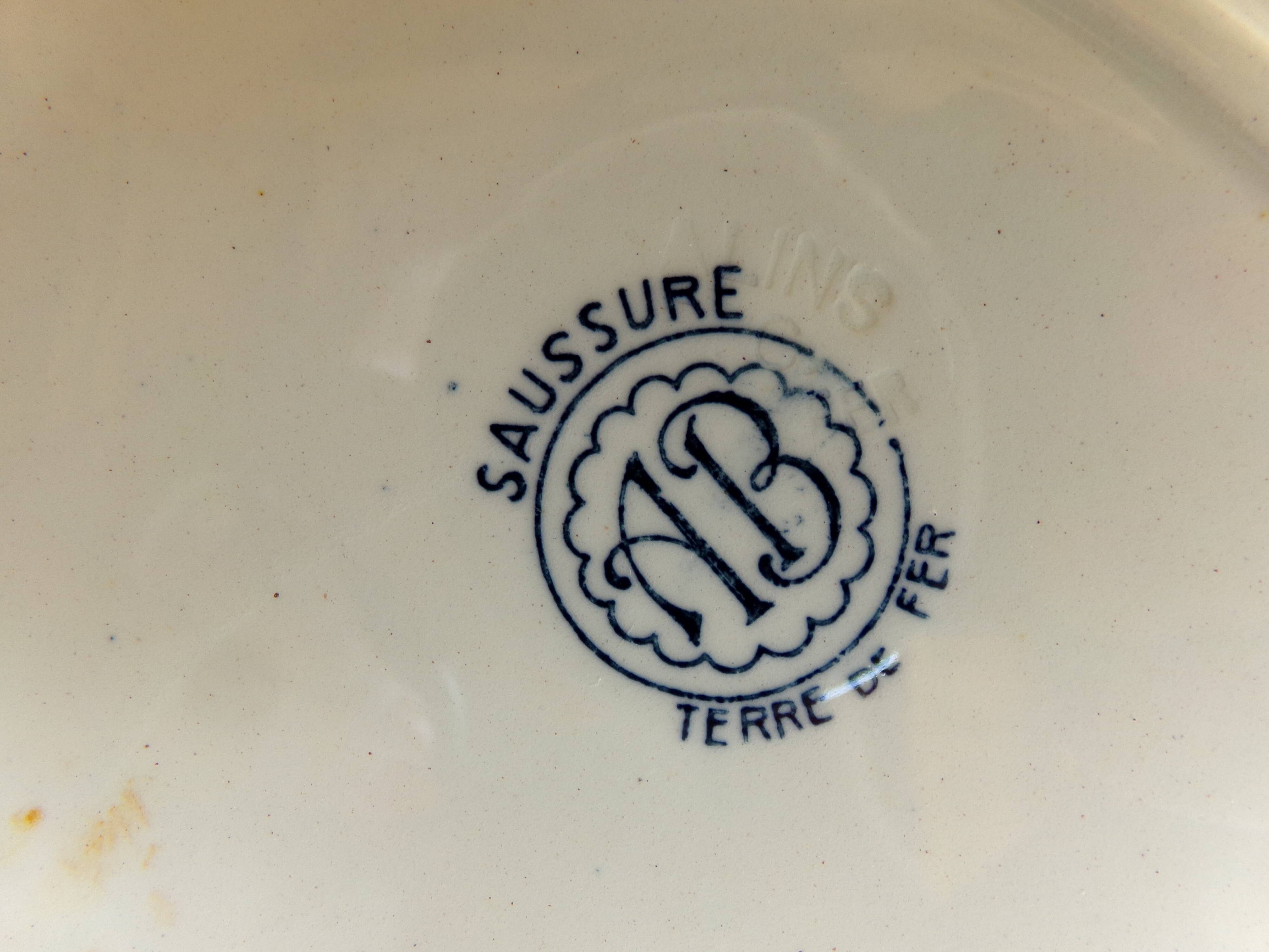 8 flat plates Salins model Saussure A.B - Iron Earth