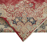 Hand-knotted persian antique 1970s 298 cm x 385 cm beige wool carpet