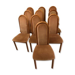 lot de 10 chaises bois