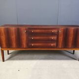 Enfilade en placage de palissandre, années 1960