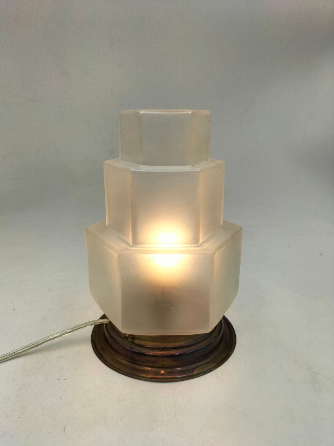 Art Deco table lamp "skyscraper"