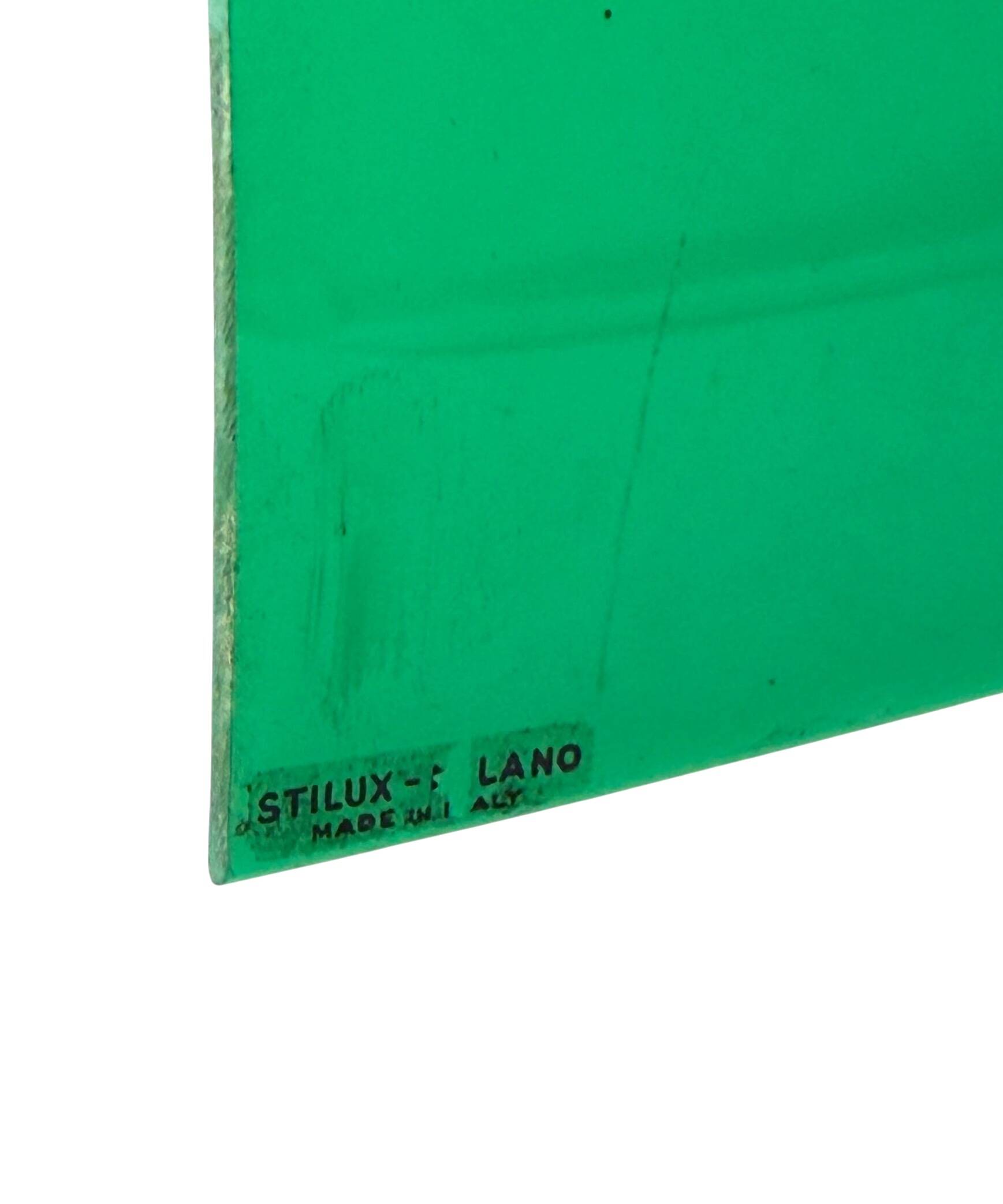 Mid-century green table lamp, Stilux Milano Italy, 1960s