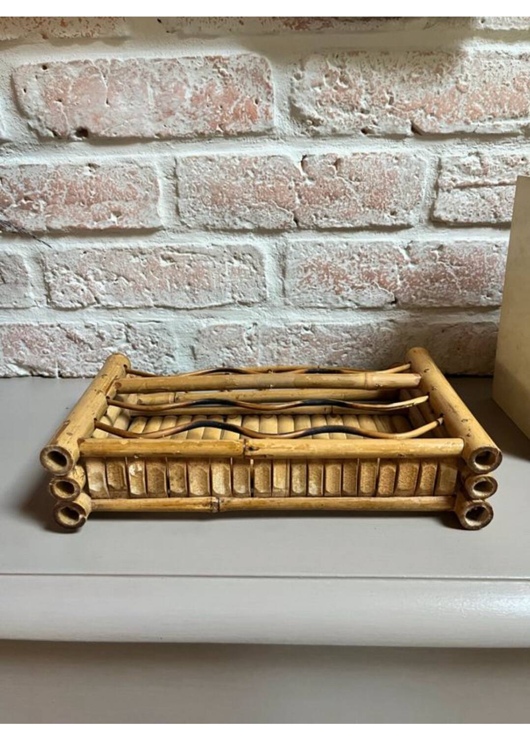 Bamboo letter holder