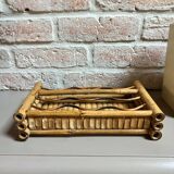 Bamboo letter holder