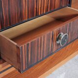 Ebony sideboard, 1940s, set of 2
