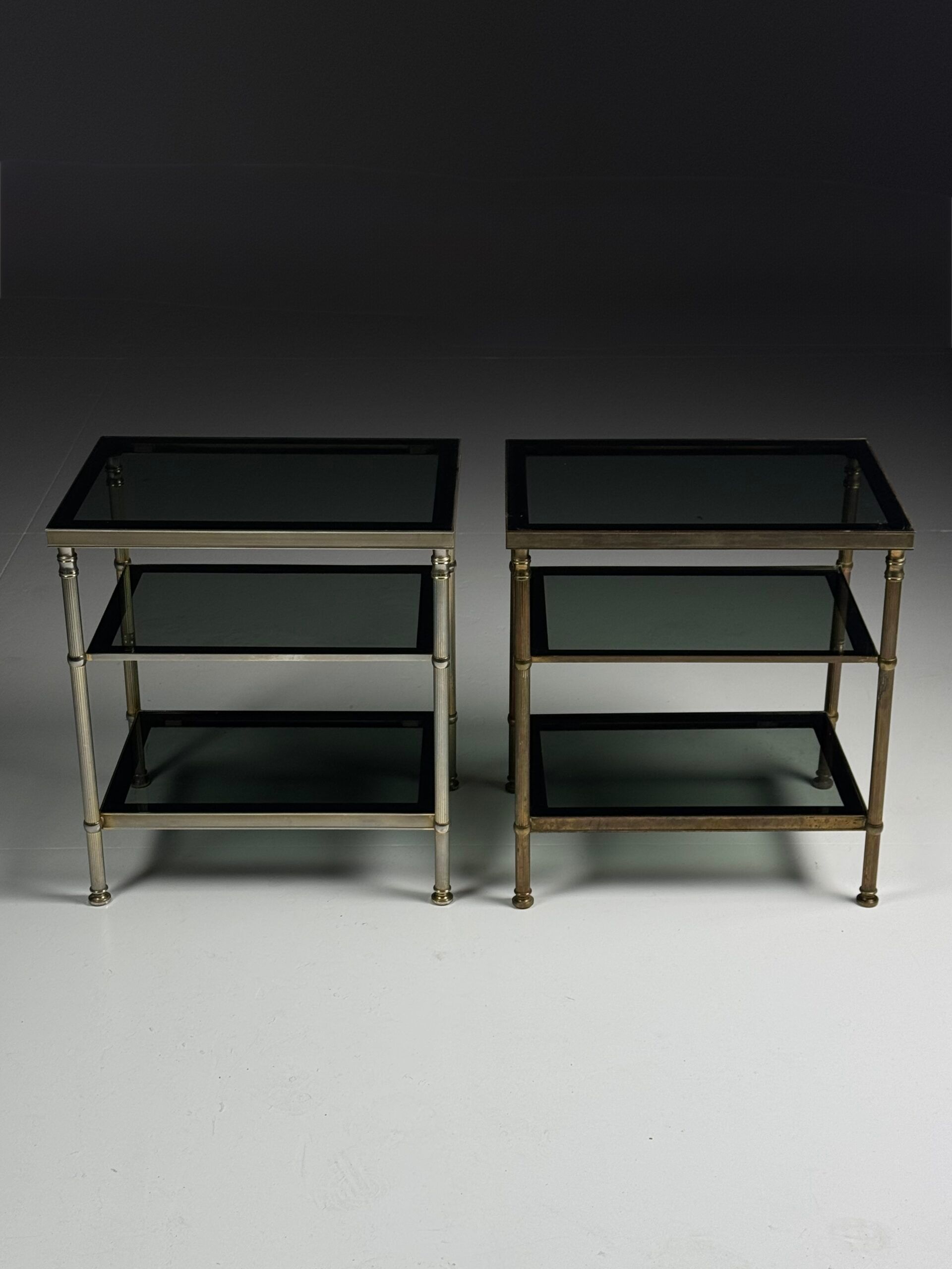 Metal side tables 1960s-70s