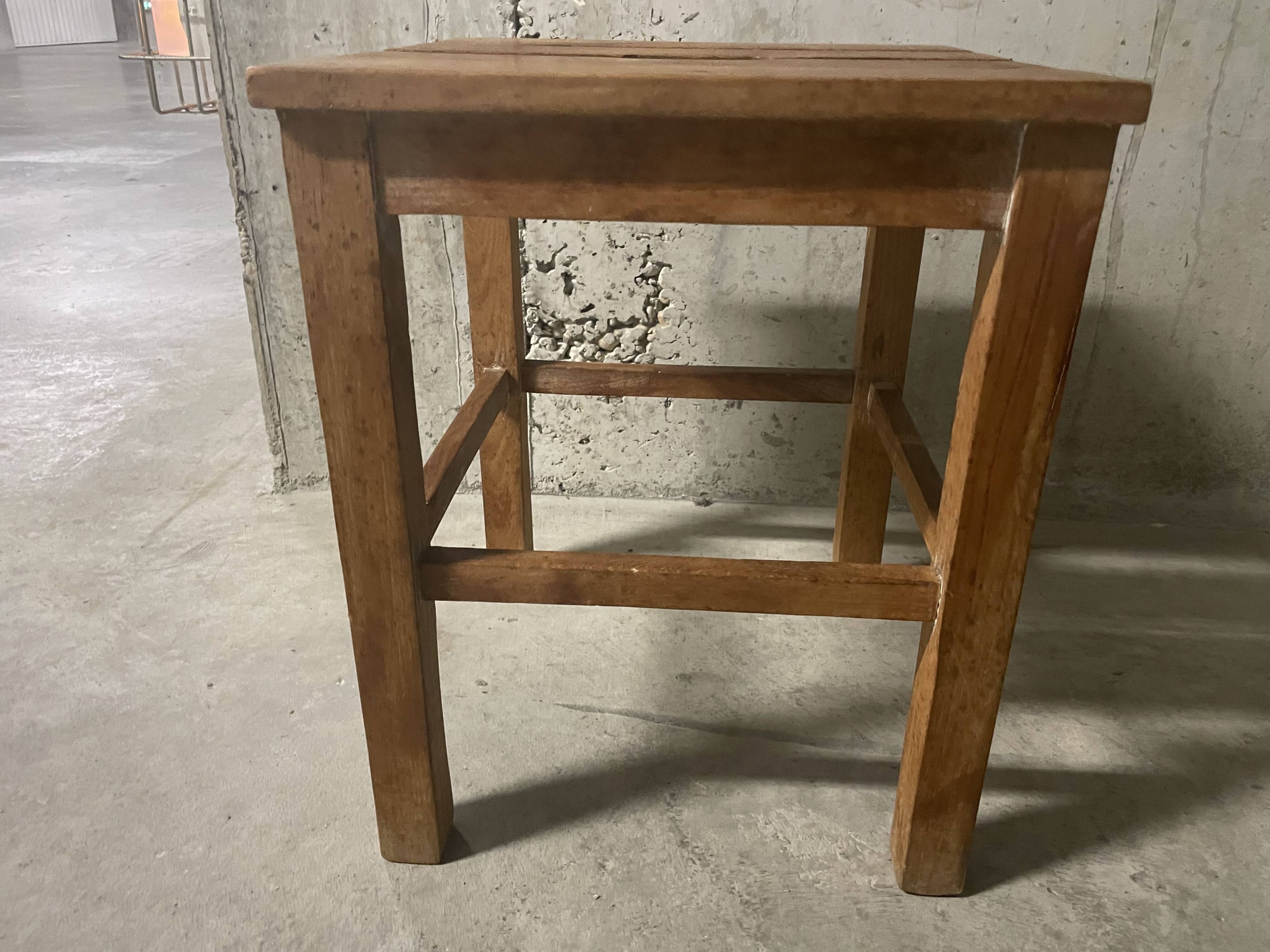 Wooden stool