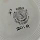 Mix of 10 ironstone plates, HBCM Agnès decoration - St Amand decoration 2070
