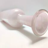 Pink Encased Murano Glass Bottle Vase with Gold Leaf by Salviati, Italy