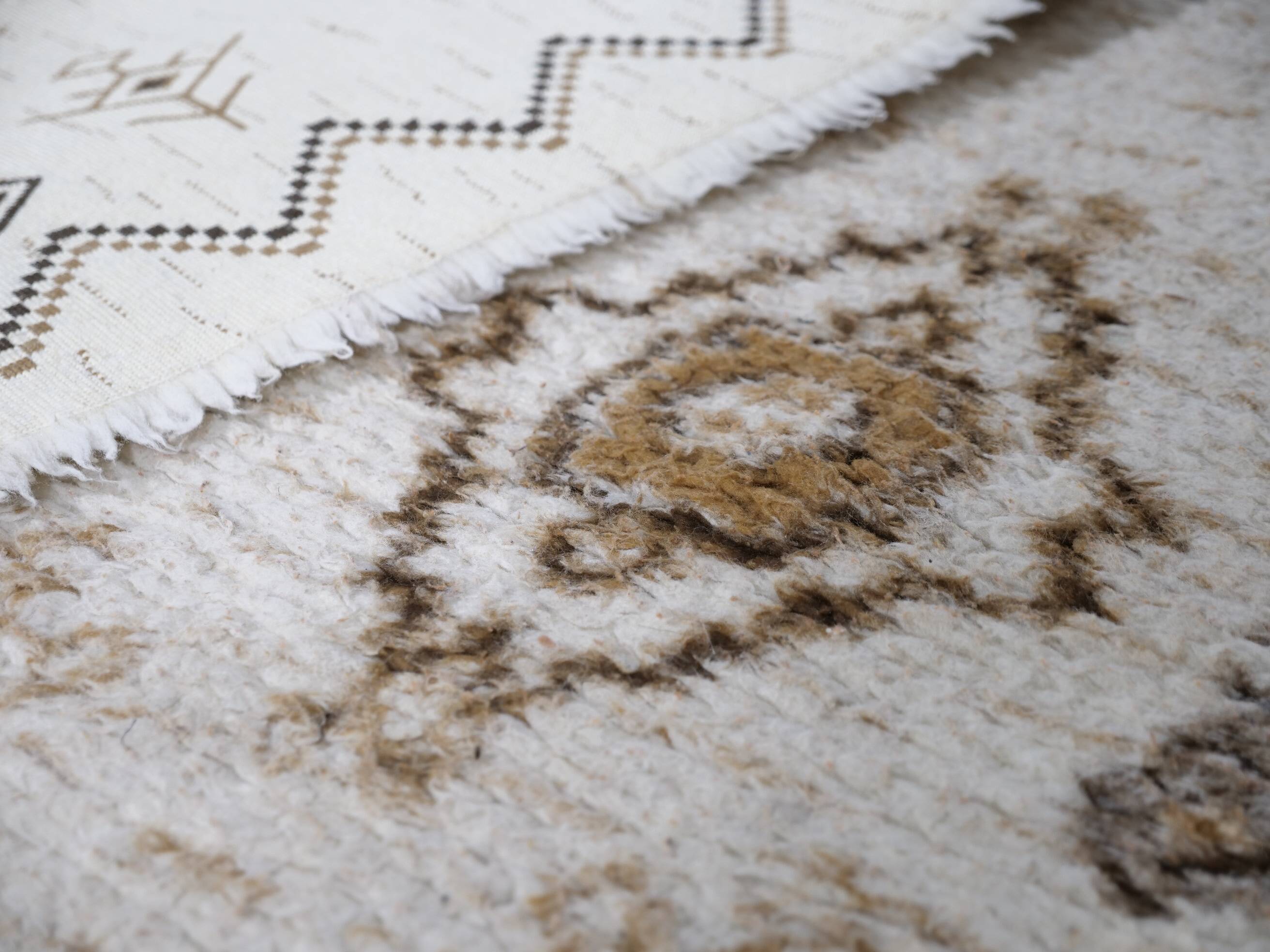 2 tapis berbères marocains en laine, années 1960