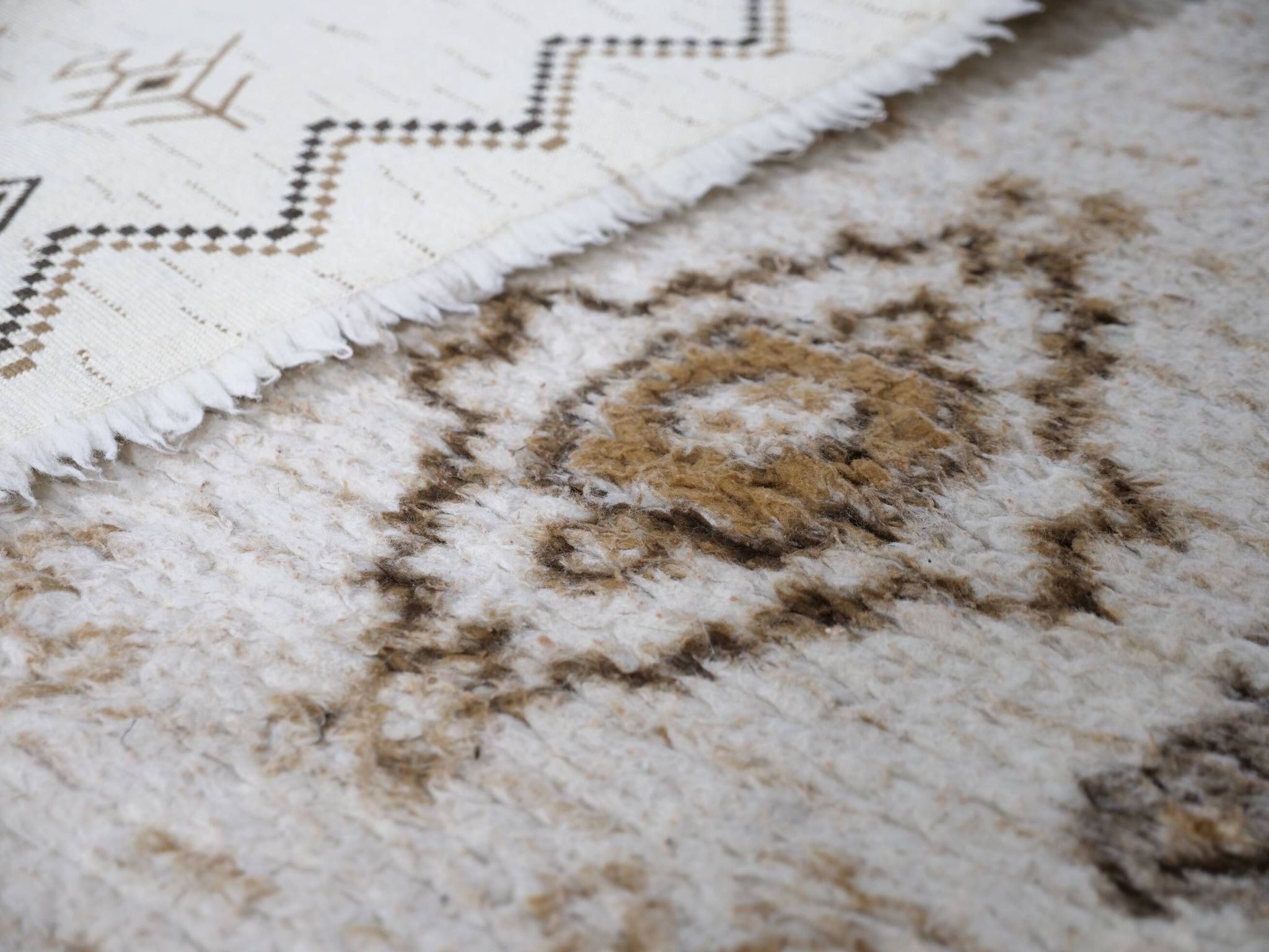 Set of 2 Moroccan Berber Wool Rugs, Mid-Century, 1960s