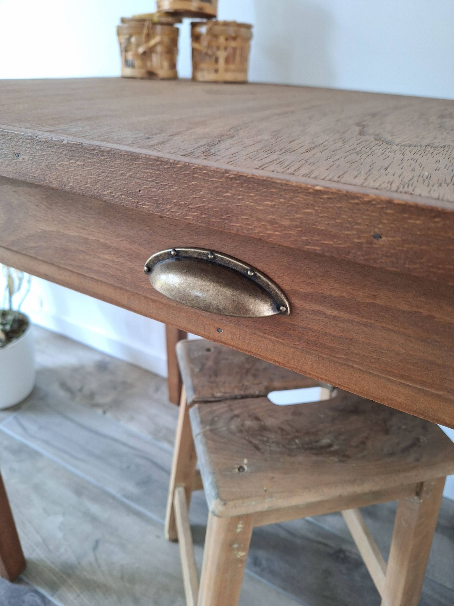 Farmhouse style side table