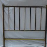Golden metal bed