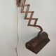 Vintage Industrial Scissor Arm Wall Lamp, Metal Pantograph Light