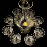 10 piece liquor service in moselle crystal