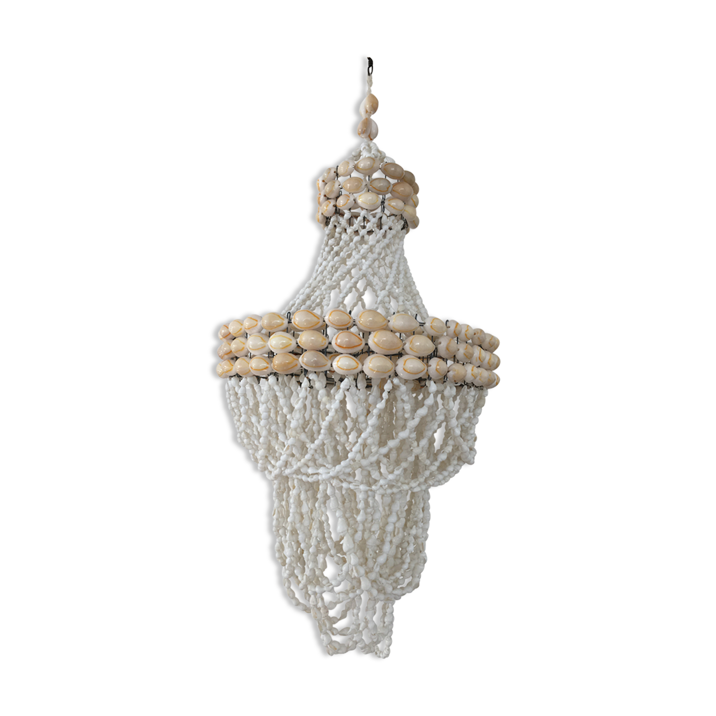 Shell chandelier