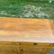 Louis XVI solid oak sideboard with 3 doors and 3 drawers, 175 cm
