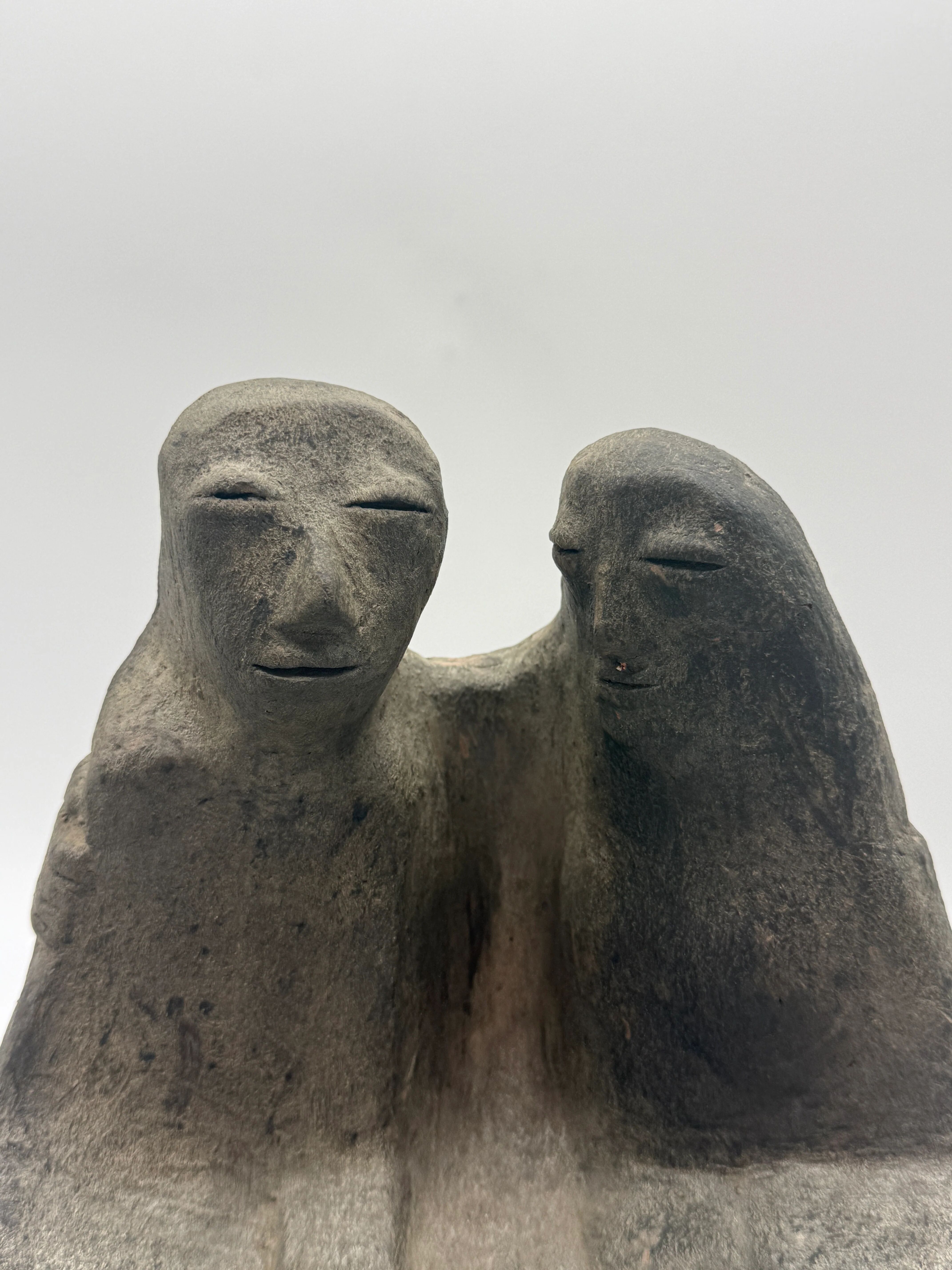 Sculpture en céramique "Coppia" Clizia (Mario Giani), Italie, 1970s