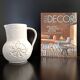 Beige Earthenware Pitcher / Vase by Aldo Londi for Bitossi, Italy