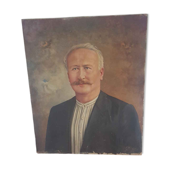 Oil on canvas by Jean Aubagnac