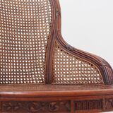 Pair of mahogany armchairs, Louis XVI style – Early 20th century