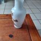 Vase in opaline hand-decorated