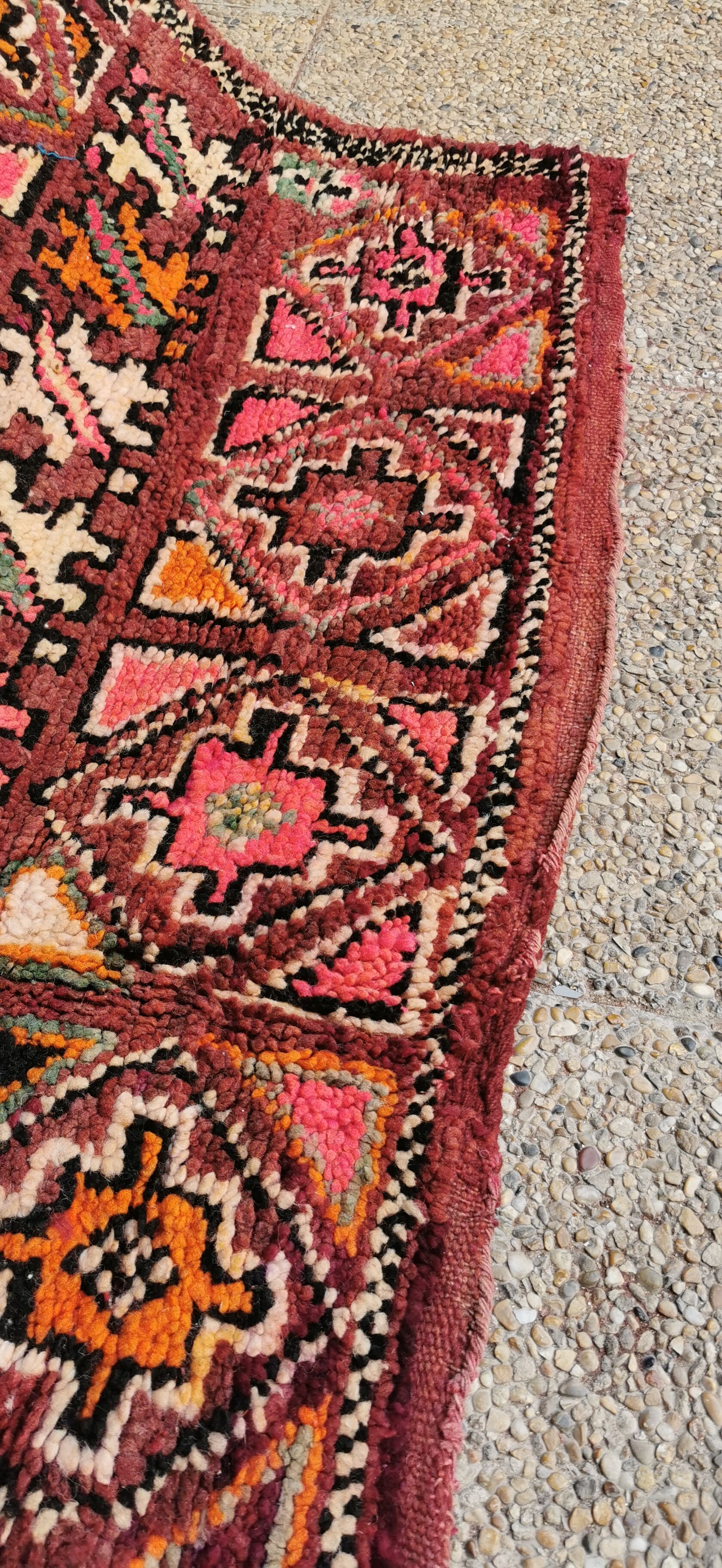 Ancient Berber carpet boujaad, 294x170 cm