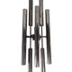 3 large 1960s wall lights in nickel-plated brass