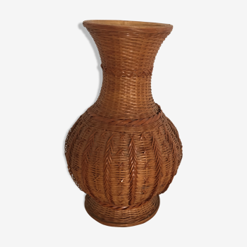 Rattan vase