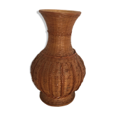 Vase rotin