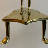 Pair of tripod candlesticks late XIX