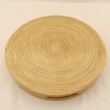 Round top made of spirally glued strips