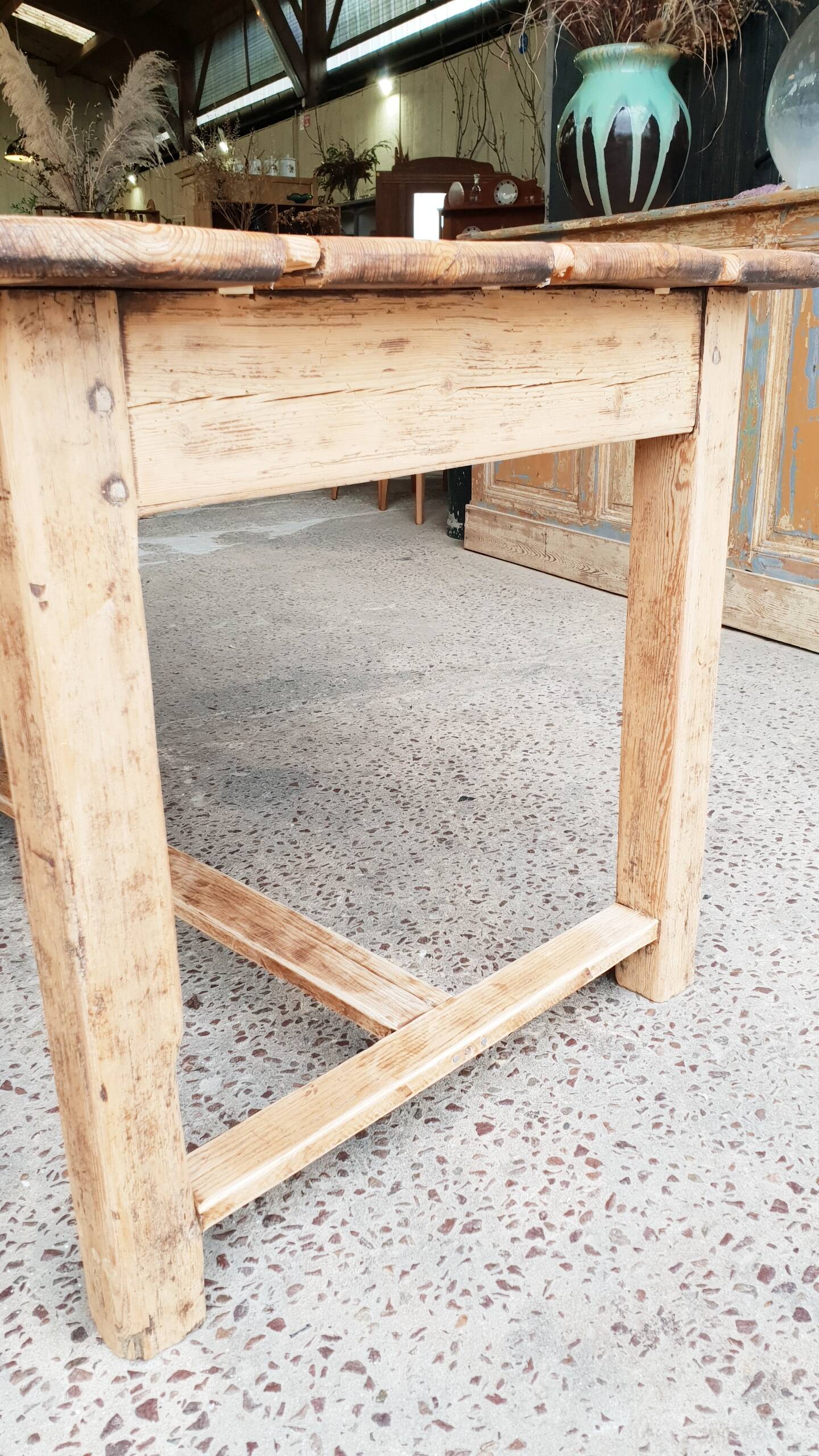 Antique farmhouse table
