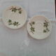 Vintage vine leaf pattern plates