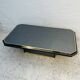 Table basse bicolore en laiton et miroir noir par Fedam