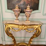 Pair of Capodimonte vases, second half of the 19th century