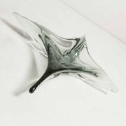 Green Murano glass ashtray