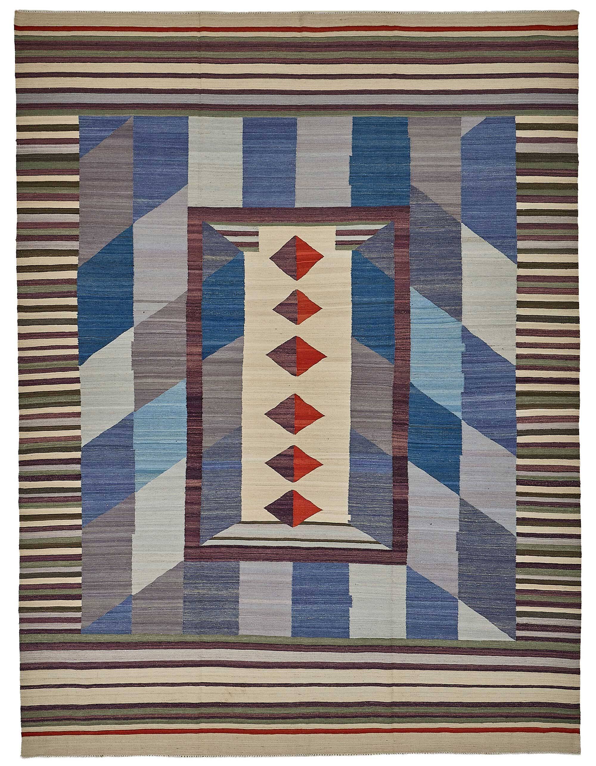 Contemporary Tribal Decorative Kilim 277 cm x 360 cm
