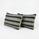 Set of 2 vintage kilim cushion covers 28x51 cm