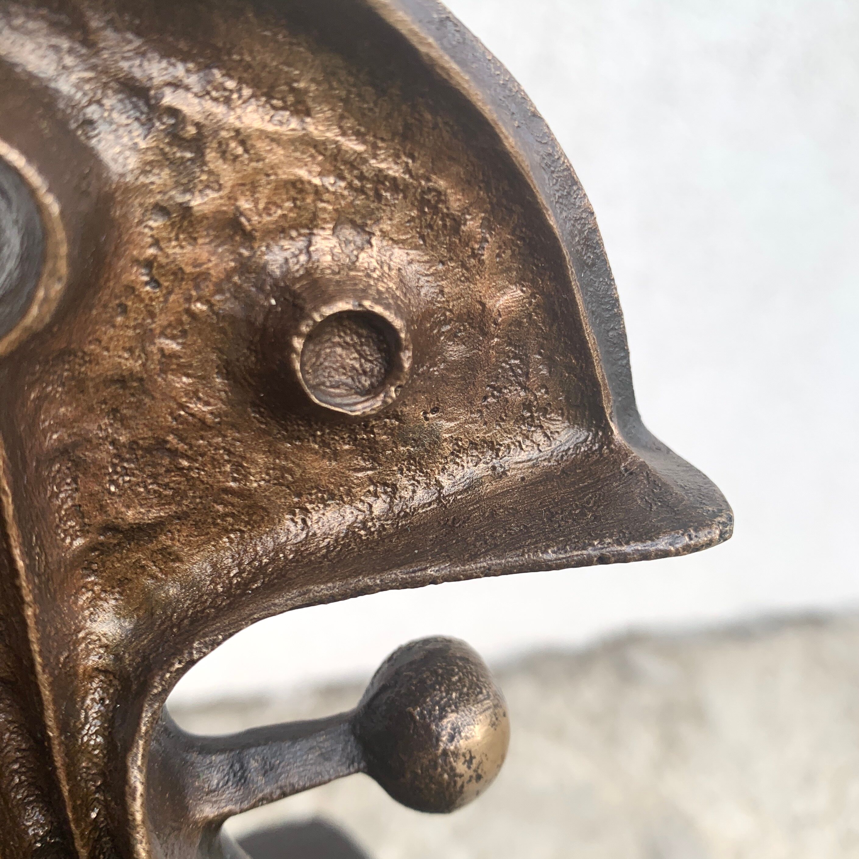 Brutalist Candlestick by Zoltan Pap