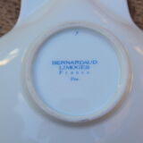 Shell-shaped soap holder, Limoges porcelain, "Poe" model