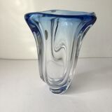 Crystal vase Val St Lambert