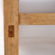 Brutalist coffee table in solid wood