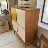 Teak-enfilade storage cabinet