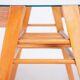 Mid-Century Console Table in Oak, Glass, Czech, 1950s