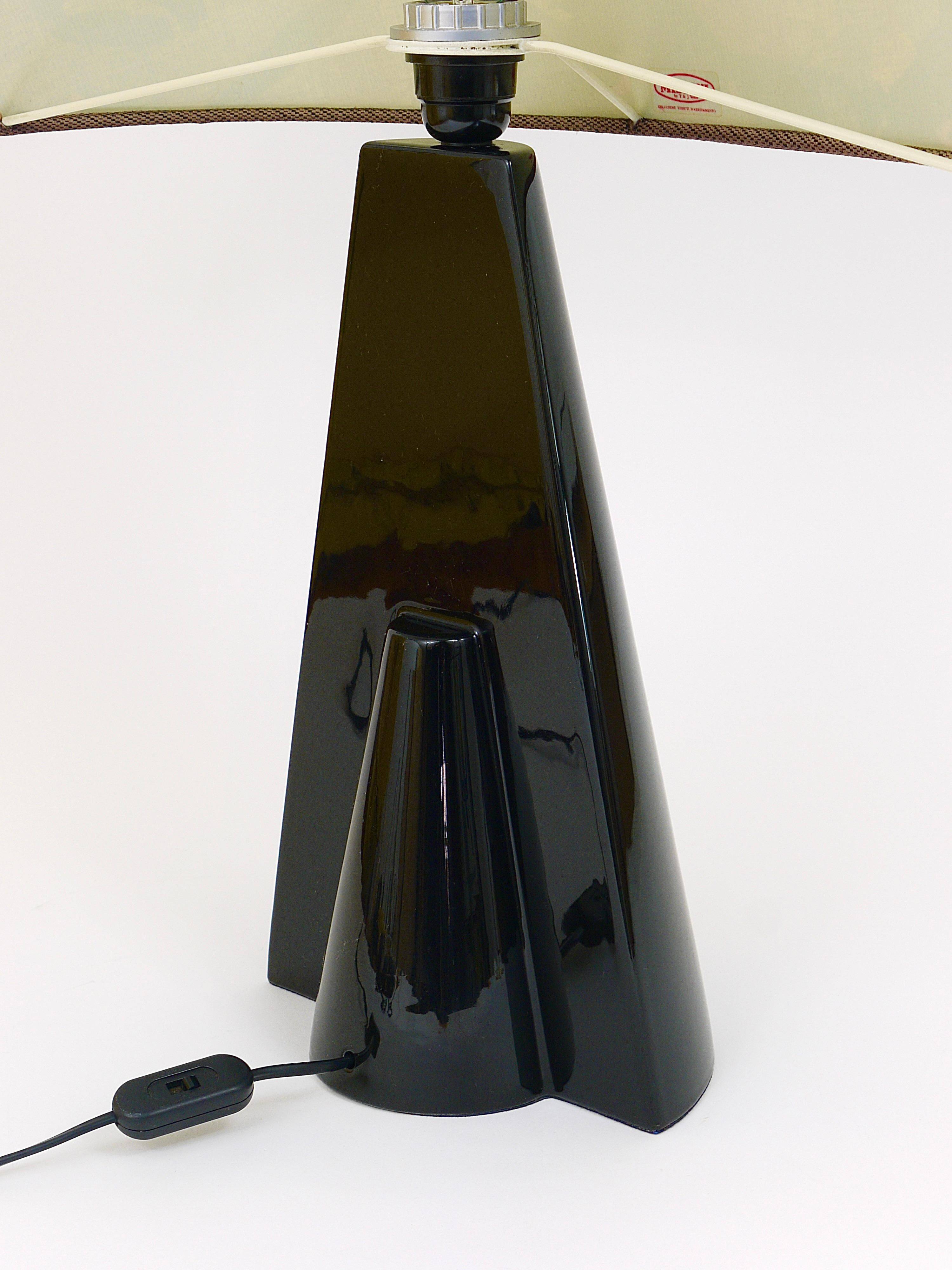 Postmodern table lamp Missoni by Massimo Valloto, Italy, 1980s